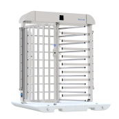 V-Turnstile | dimensions: 2000 x 2000 x 2410 mm, passage width: 850 mm | on concrete plate | electromechanical